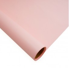 Пленка упаковочная матовая Нежно-розовая, 60 мкр / рулон 50 см*9 м (Россия)