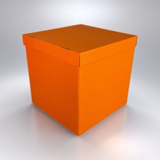 Коробка для шаров 60х76х80 Оранжевая 1 шт. (Россия)