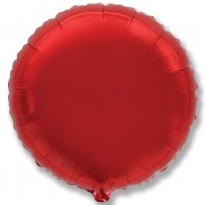 Шар И (9''/23 см) Мини-круг Красный, 1 шт. Flexmetal (Испания)