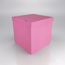 Коробка для шаров 70х70х70 Розовая 1 шт. (Россия)
