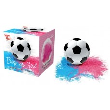 Набор для Гендер Пати, Футбольный мяч, с краской Холи (2 цвета), 15 см, 1 шт.