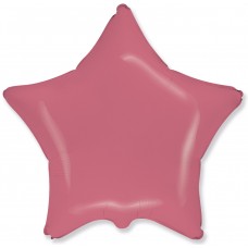 Шар И (18''/46 см) Звезда, Коралловый, Макарунс, 1 шт. Flexmetal (Испания)