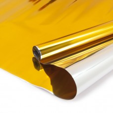 Упаковочная пленка 30мкм (0,6*8,5 м) Цветной металл, Золото, 1 шт.